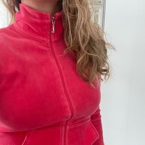 Y2K Vintage Juicy Couture Velour Zip Up